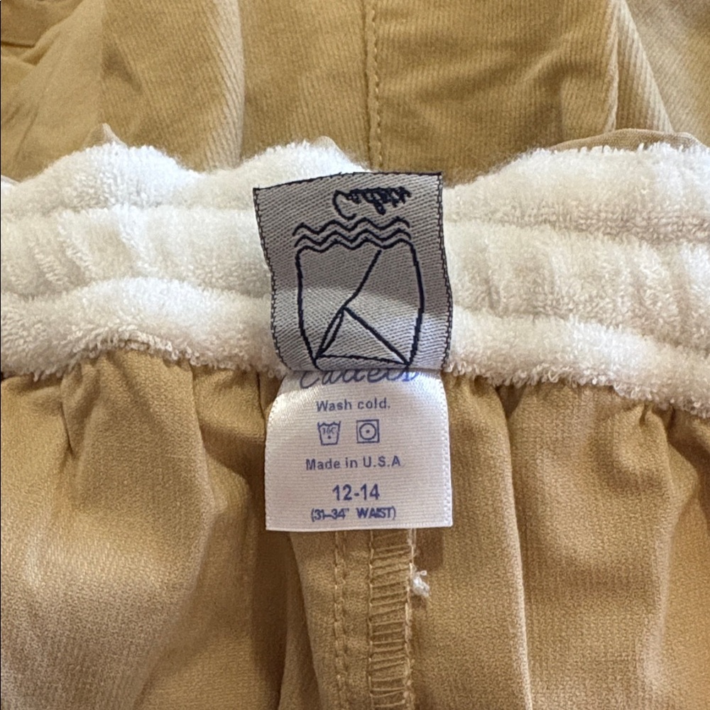 Cadets Corduroy Shorts in Tan SZ 12-14 (31-34” Waist) NWT - Picture 3 of 3